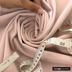 Pastel Peach High Quality Plush Velvet Fabric by the Yard