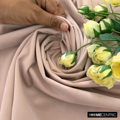 Pastel Peach High Quality Plush Velvet Fabric by the Yard