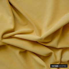 Mustard Yellow High Quality Plush Velvet Fabric by the Yard