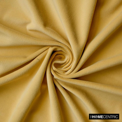 Mustard Yellow High Quality Plush Velvet Fabric by the Yard