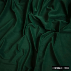 Dark Olive Green High Quality Plush Velvet Fabric by the Yard