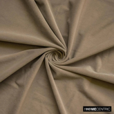 Mocha Brown High Quality Plush Velvet Fabric by the Yard