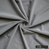 Light Grey High Quality Plush Velvet Fabric by the Yard
