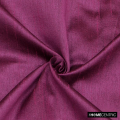 Boysenberry Purple Art Silk / Faux Silk Fabric By The Yard