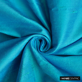 Ocean Blue Silk Dupioni Fabric By The Yard
