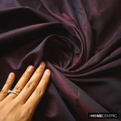 Brown Silk Dupioni Fabric By The Yard