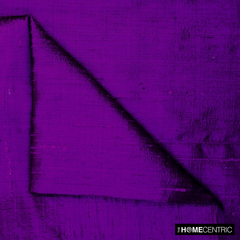 Bright Purple 100% Pure Silk Dupioni Fabric By The Yard