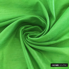 Emerald Green Art Silk / Faux Silk Fabric By The Yard