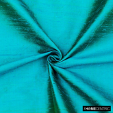 Turquoise Green 100% Pure Silk Fabric By The Yard