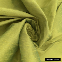 Apple Green Art Silk / Faux Silk Fabric By The Yard