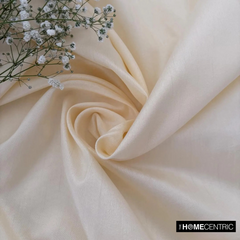 Champagne Art Silk / Faux Silk Fabric By The Yard