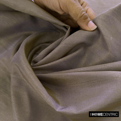 Champagne Brown Art Silk / Faux Silk Fabric By The Yard