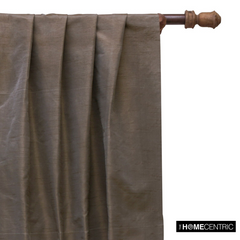 Champagne Brown Art Silk / Faux Silk Fabric By The Yard