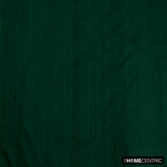 Bottle Green 100% Pure Silk Dupioni Fabric By The Yard