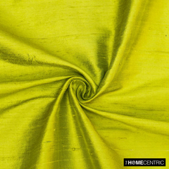Chartreuse 100% Pure Silk Fabric By The Yard