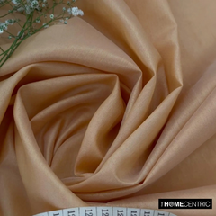 Light Beige Art Silk / Faux Silk Fabric By The Yard