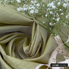 Light Green Art Silk / Faux Silk Fabric By The Yard
