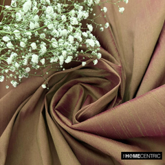 Lime Green And Pink Art Silk / Faux Silk Fabric By The Yard