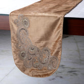 Paisley Swirl - Gold Velvet Decorative Table Runners