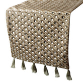 Crystal Gazer - Gold Silk Decorative Table Runners
