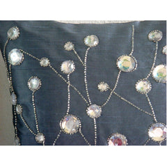 Dew Drop Diamond Crystals Decorative Euro Sham