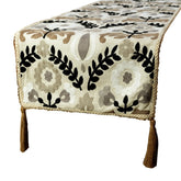 Atushi - Beige Linen Decorative Table Runner