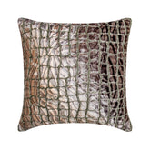 Safari Mirage - Brown Velvet Throw Pillow Cover