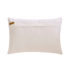 Silver Luminescence - Silver Faux Silk Lumbar Pillow Cover
