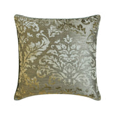 Damask Frost Throw Pillow Cover