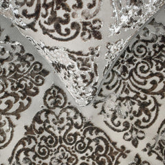 Mabel Gray - Velvet Gray Decorative Bed Runner and Pillow Cover