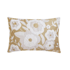 Snowy Gardenia Lumbar Pillow Cover