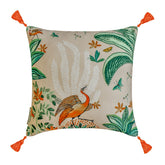 Birdsong Bliss Throw Pillow Cover