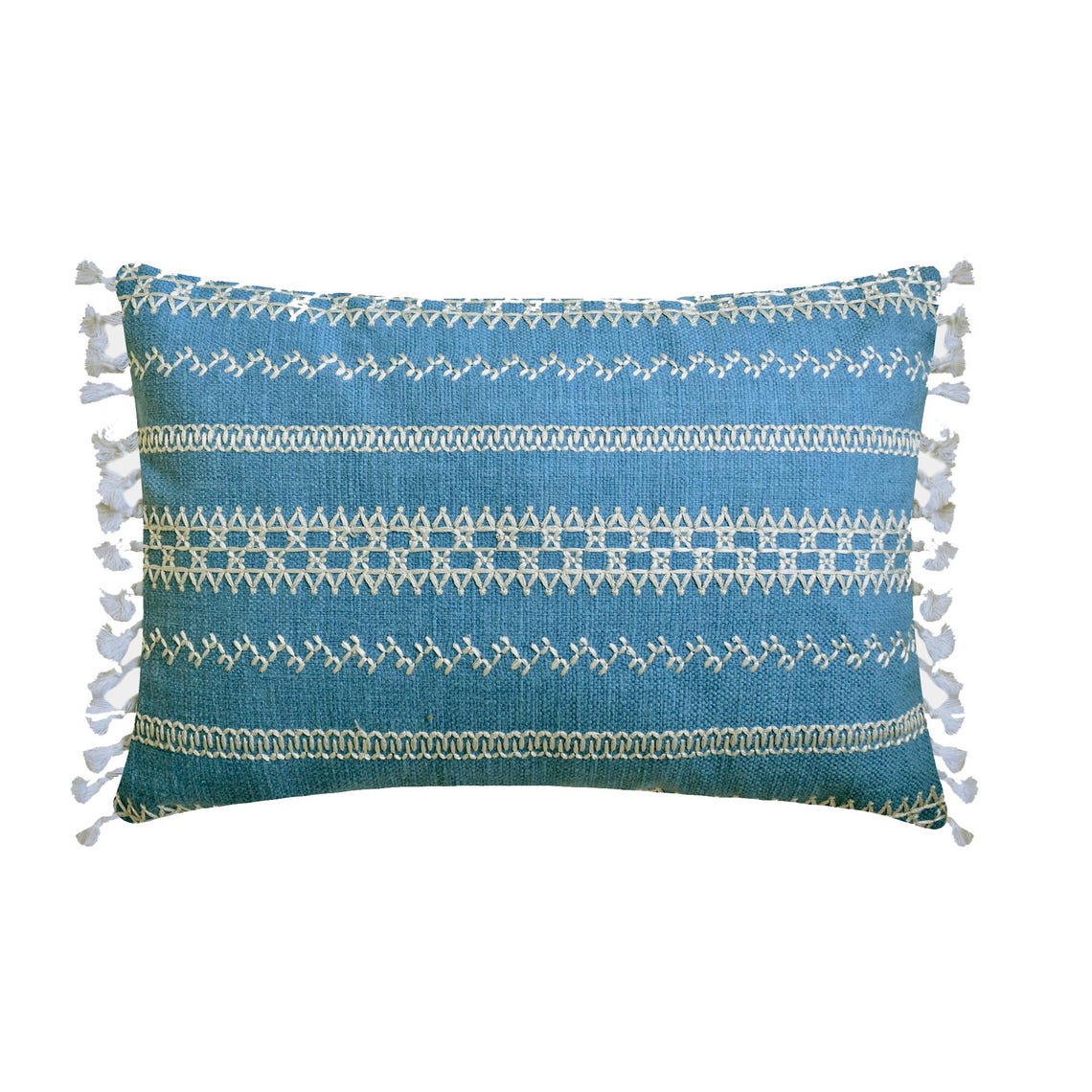 Threadwork Lumbar Pillow Cover