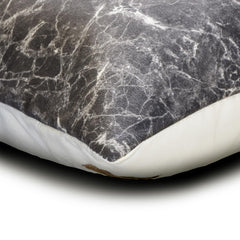 Dendrite Touchstones - Gray Suede Lumbar Pillow Cover
