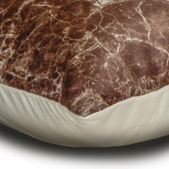 Jasper Touchstones - Brown Suede Lumbar Pillow Cover