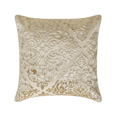Damask Spell Ivory Throw Pillow Cover