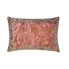 Crystal Rust Lumbar Pillow Cover