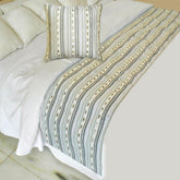 Timeless Stripes Decorative Bed Runner and Pillow Cover