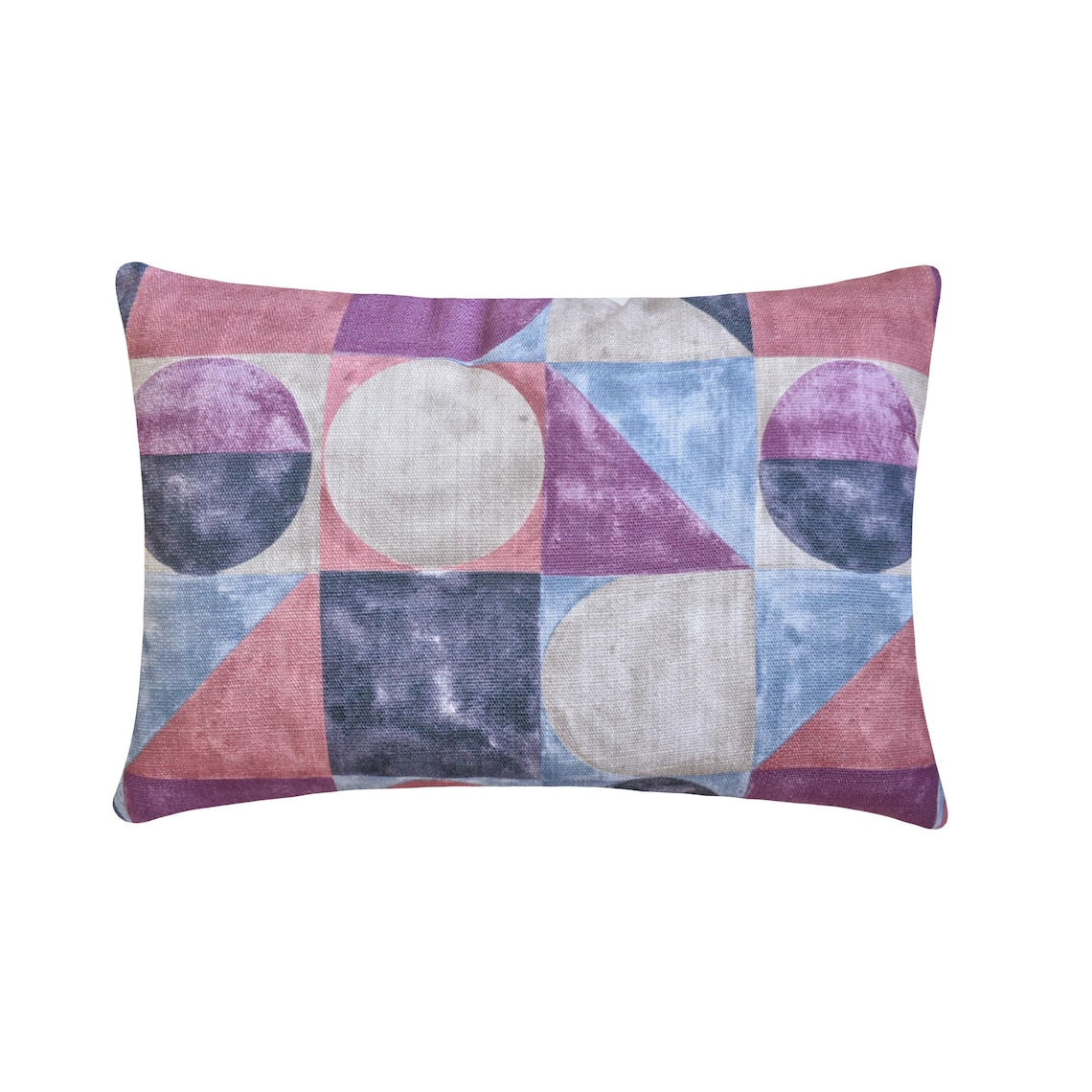 Canvas Tints Violet Lumbar Pillow Cover