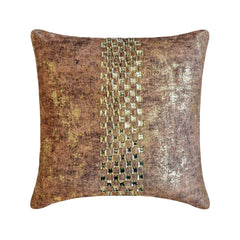Gold Shards Throw Pillow Cover