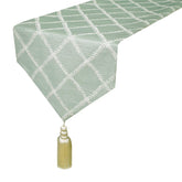 Marlowe Mint Decorative Table Runner