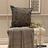 Aureate Graphite Throw Pillow Cover