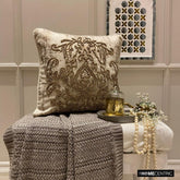 Aureate Whisper Throw Pillow Cover