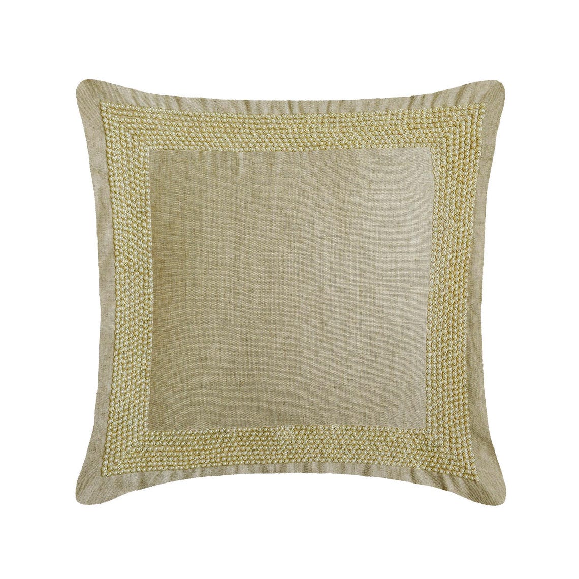 Linen Pearlshine Throw Pillow Cover