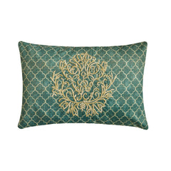 Malika Teal Lumbar Pillow Cover