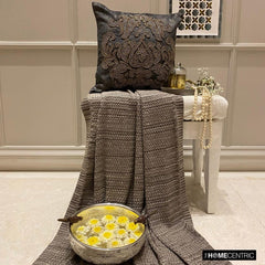 Aureate Graphite Throw Pillow Cover