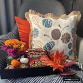 Cinnamon Pumpkins Throw Pillow Cover