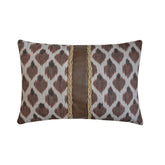 Woodland Comfort - Brown Jacquard Decorative Lumbar Pillow Cover