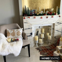 Gold Velvet Decorative Lumbar Pillow Cover - Gold Adornments