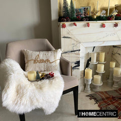 Dream - Gold Velvet Decorative Lumbar Pillow Cover